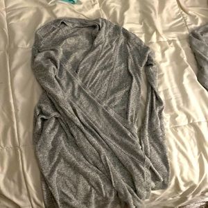 Sweater- super cute- grey color- form So- nice and soft and cozy